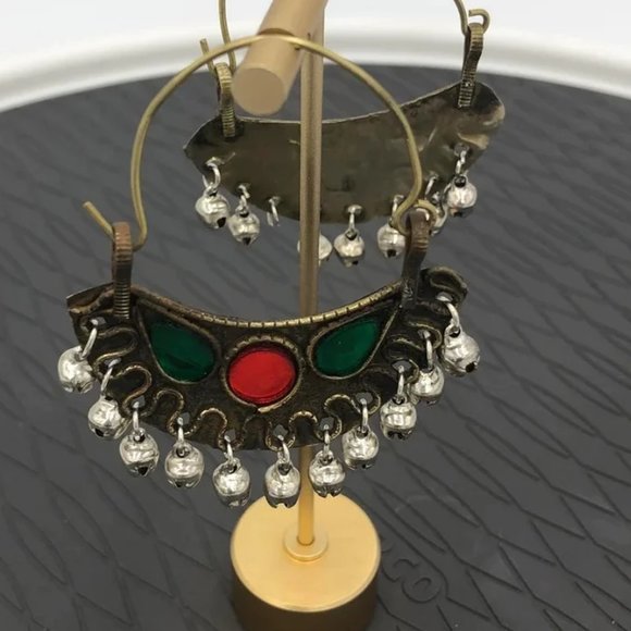 Multicolored Festival Earrings ,Colorful Festival Earrings,Funky Earring - Picture 6 of 8